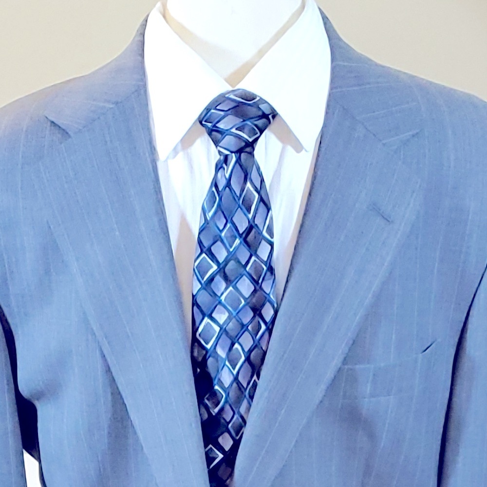 346 Brooks Brothers Gray Pinstripe Blazer - Picture 3 of 7